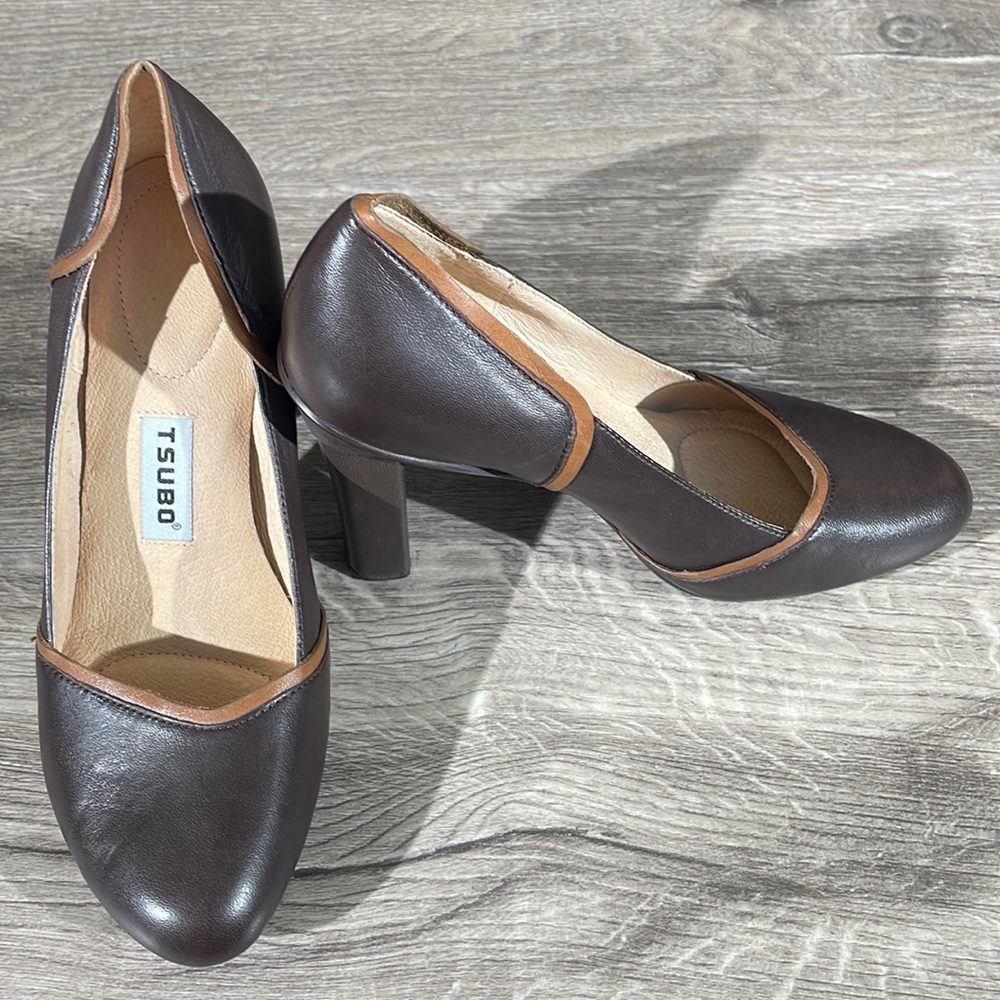 Brand New Women’s Tsubo Avoca Dark Chocolate High Heels With Comfort Padding